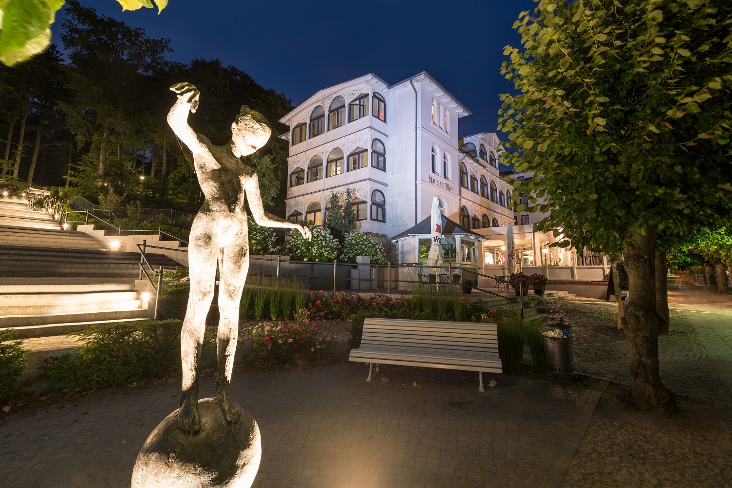 Haus am Meer, Penthaus 7 mit 2 SZ, möbl. Wintergarten, strandnah