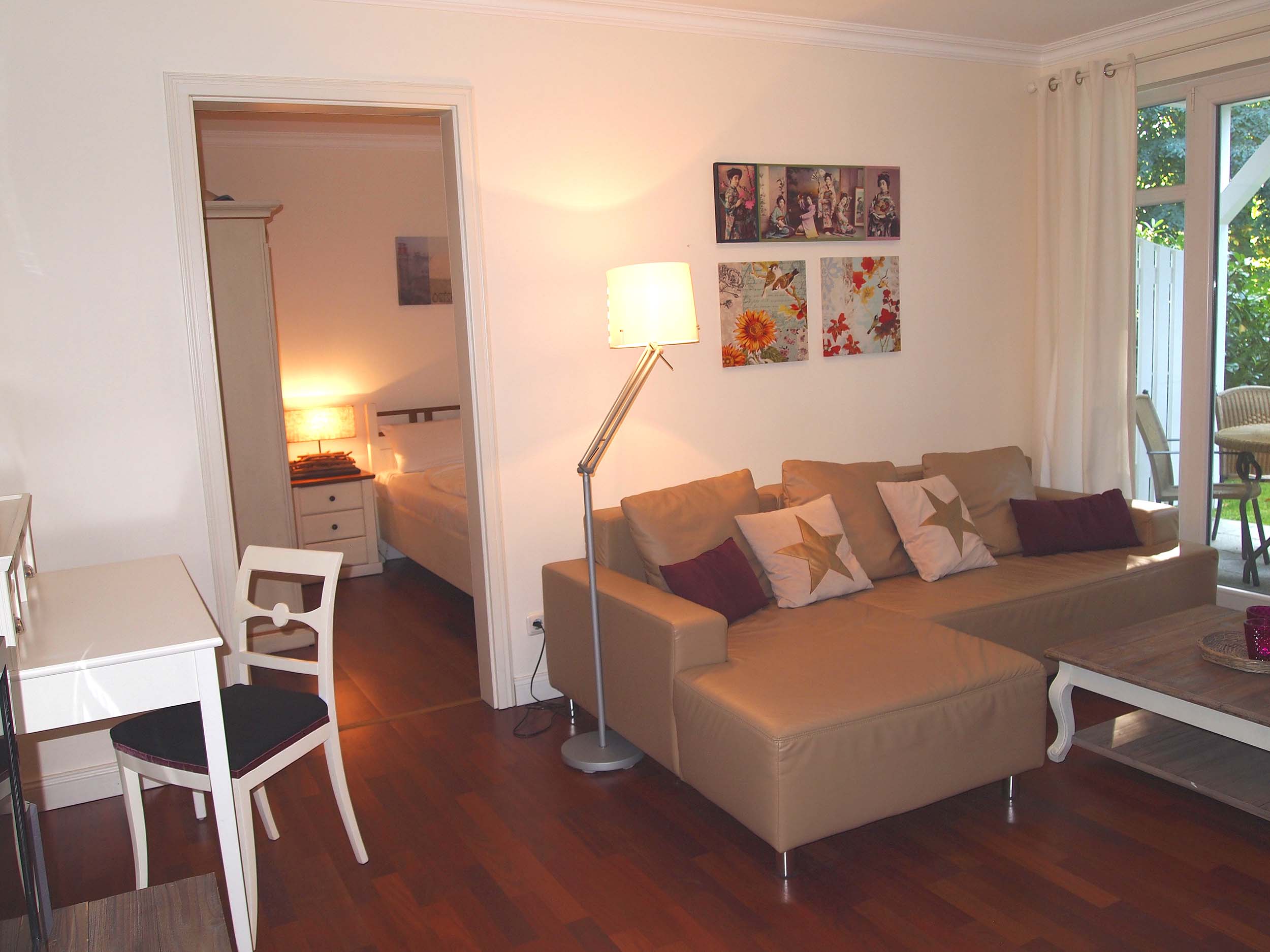 Resid, Prorer Wiek, App. 2, strandnah in Binz, 2 Terrassen, davon 1 mit Strandkorb