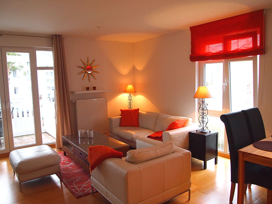 Resid. Prorer Wiek, App. 9, strandnah in Binz, möbl. Balkon