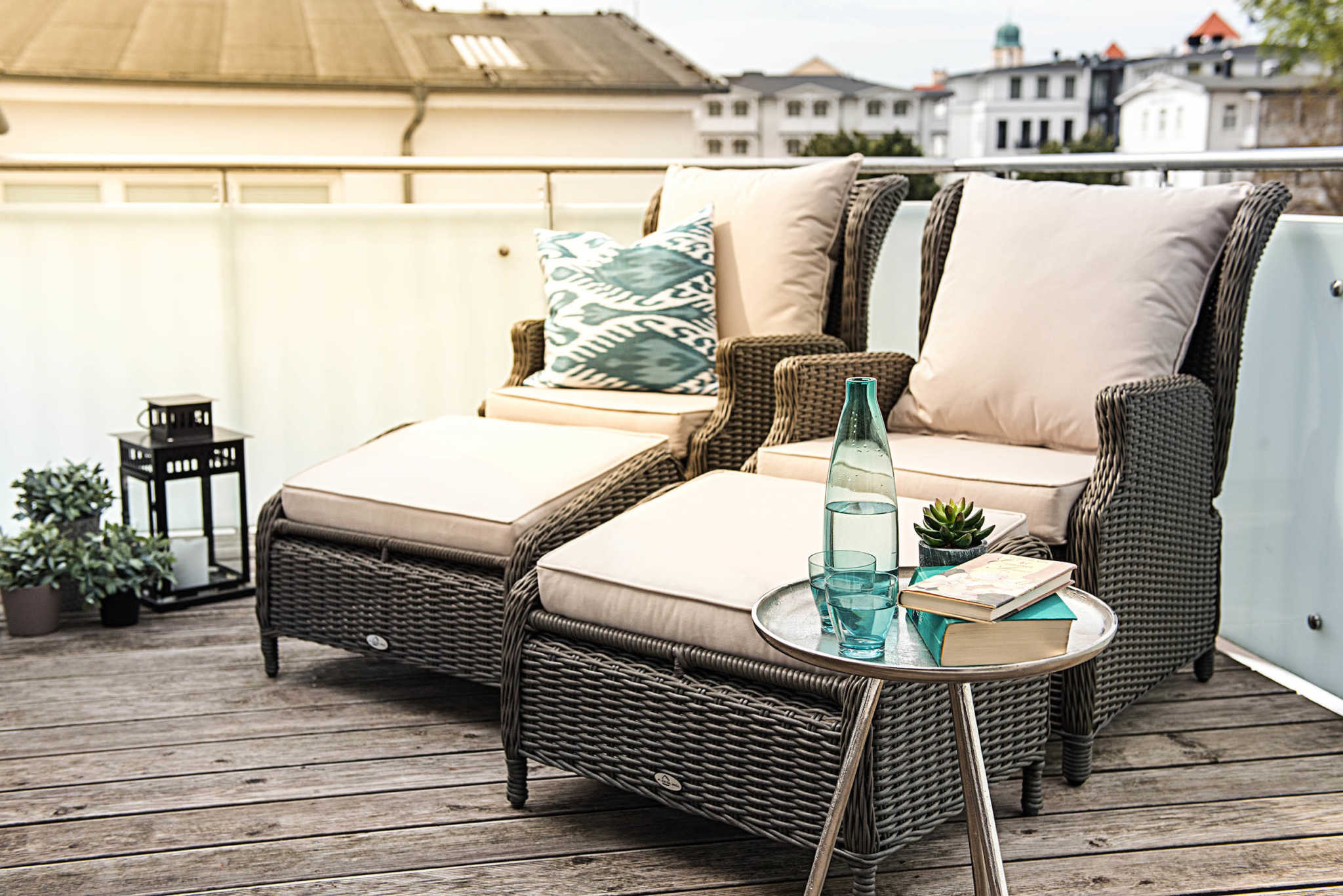 Resid. Prorer Wiek, Penthaus 15, strandnah in Binz, hochwertig, mit Dachterrasse